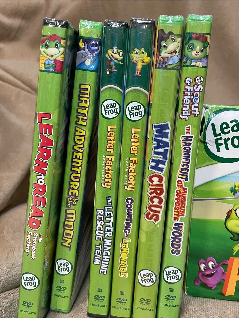 LeapFrog Learn with Leap 10-DVD Mega Pack - Green with 2 additional dvd